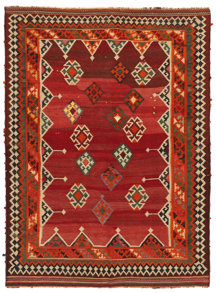 Tappeto persiano Kilim Fars 224x162 224x162, Tappeto persiano Tessuto a mano