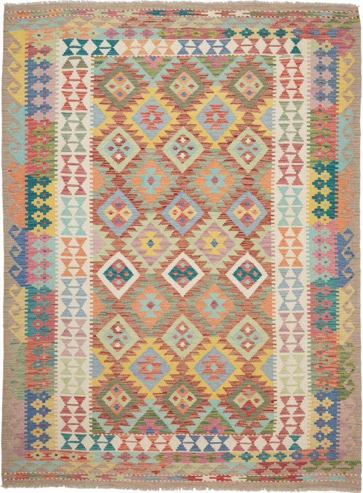 Tapete afegão Kilim Afegão 244x178 244x178, Tapete persa Tecido à mão