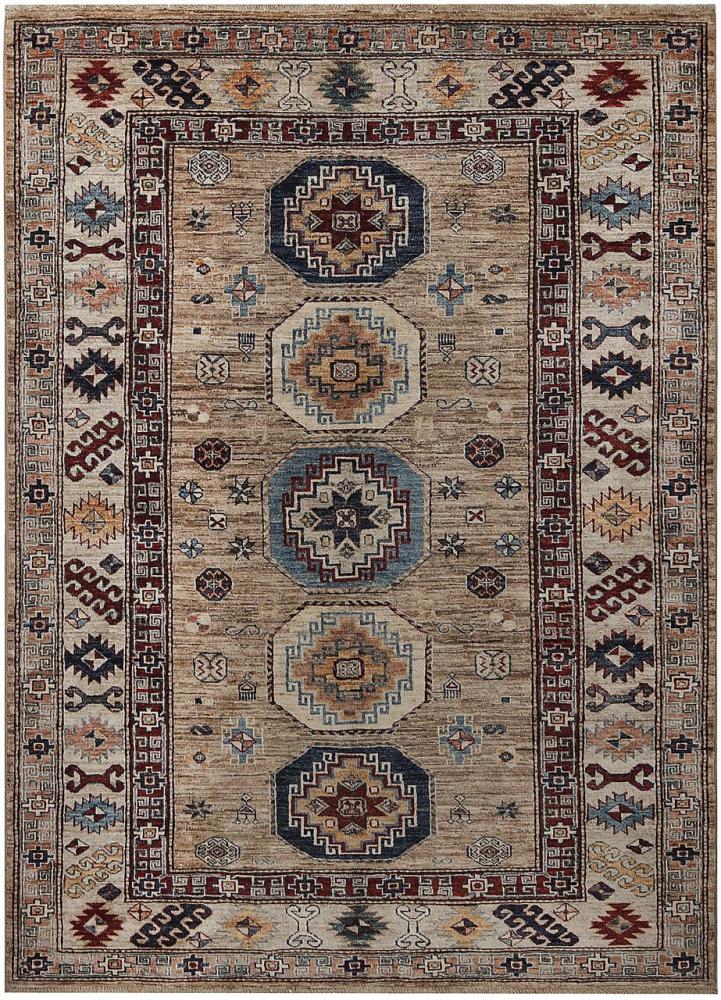 Afghaans tapijt Kazak 207x150 207x150, Perzisch tapijt Handgeknoopte