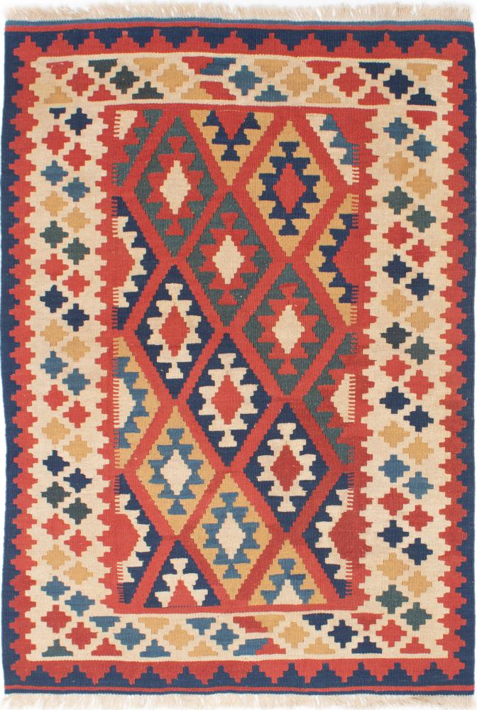 Tapete persa Kilim Fars 146x99 146x99, Tapete persa Tecido à mão