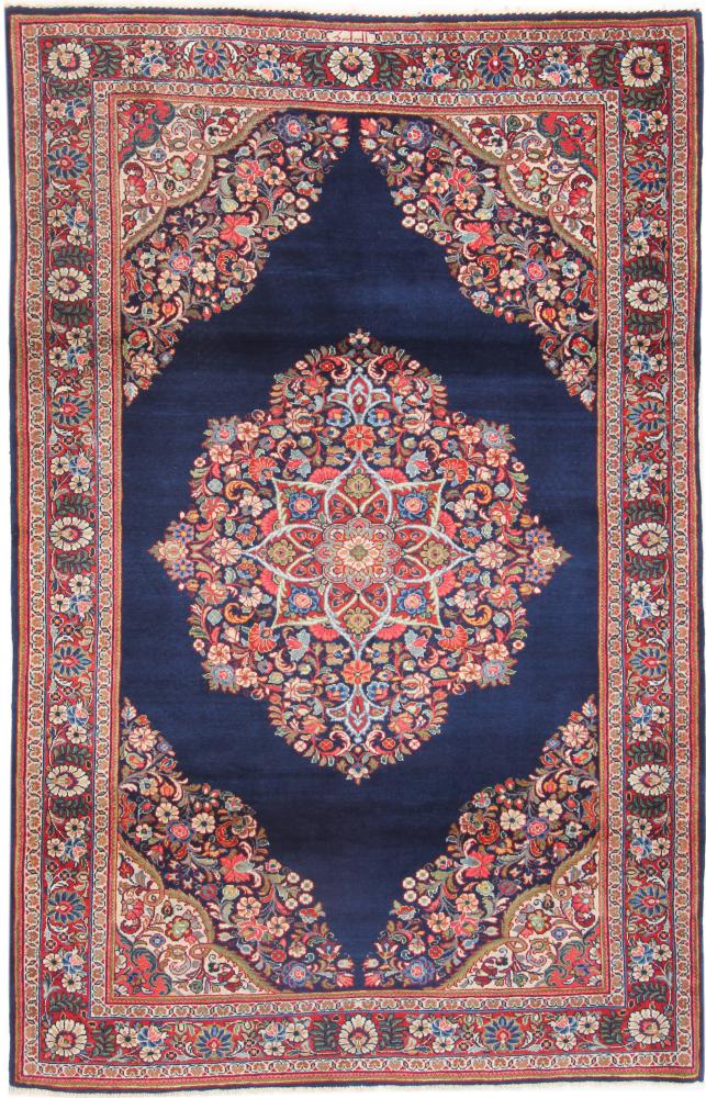 Persian Rug Yazd 198x126 198x126, Persian Rug Knotted by hand