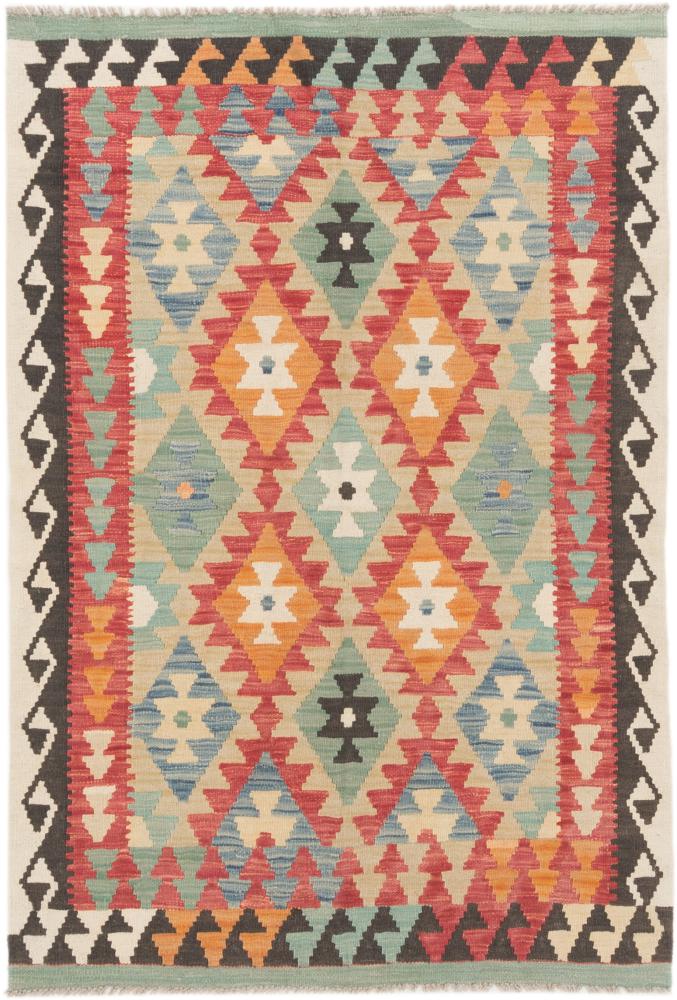 Tapete afegão Kilim Afegão 151x103 151x103, Tapete persa Tecido à mão