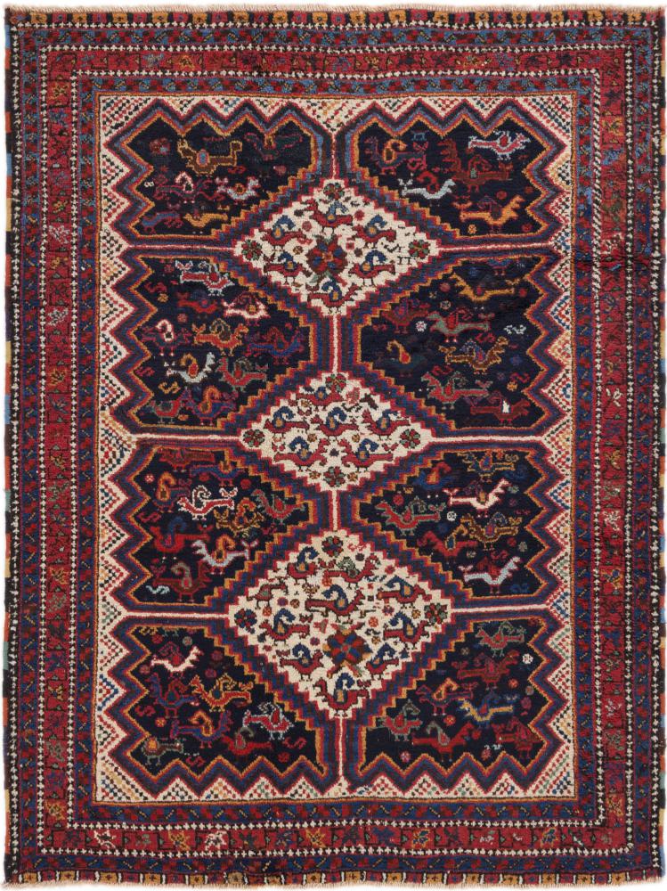 Persisk tæppe Ghashghai 170x124 170x124, Persisk tæppe Knyttet i hånden