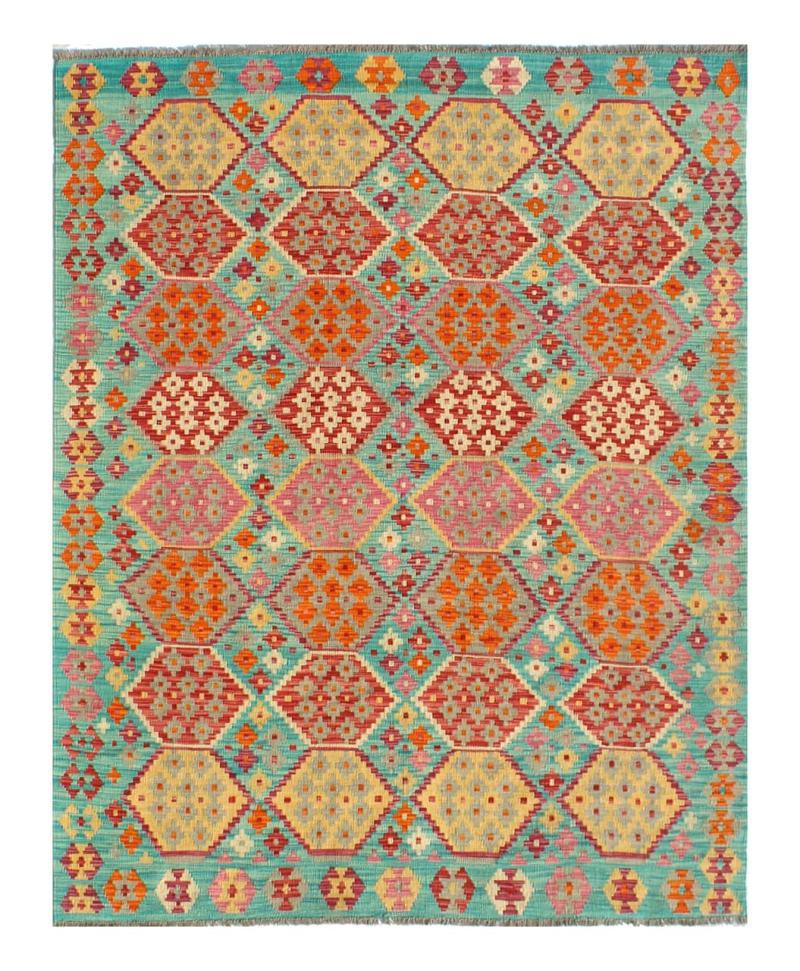 Tappeto Afgano Kilim Afghan 242x183 242x183, Tappeto persiano Tessuto a mano