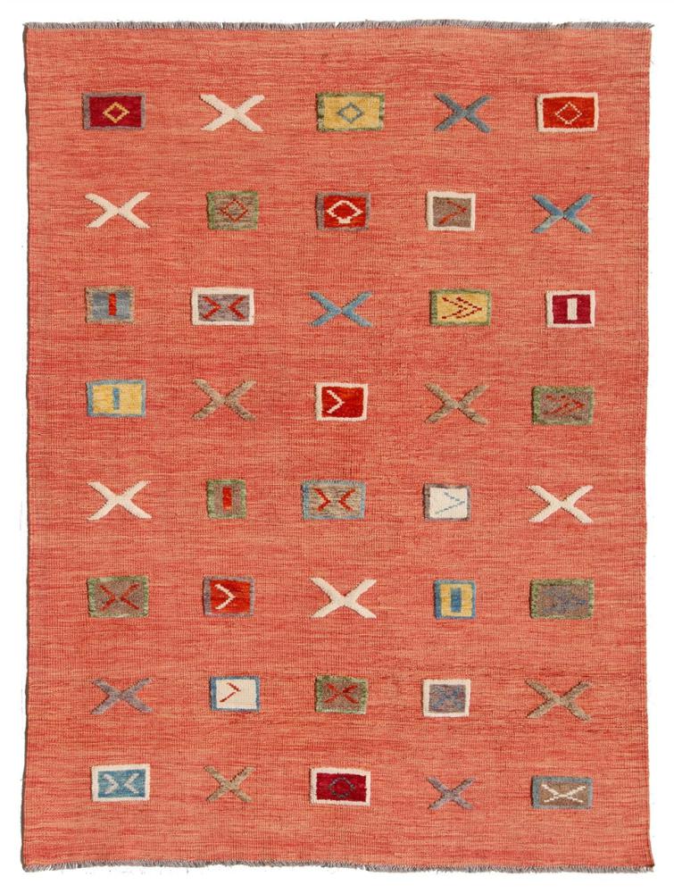 Alfombra afgana Kilim Afghan Nimbaft Edition 195x152 195x152, Alfombra persa Tejido a mano