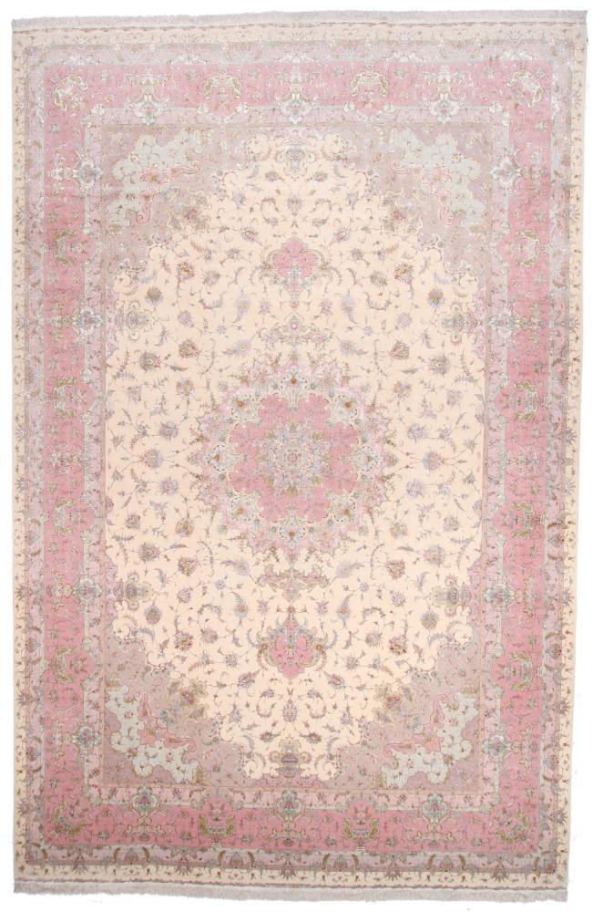 Perzsa szőnyeg Tabriz 60Raj Selyemfonal 601x403 601x403, Perzsa szőnyeg Kézzel csomózva