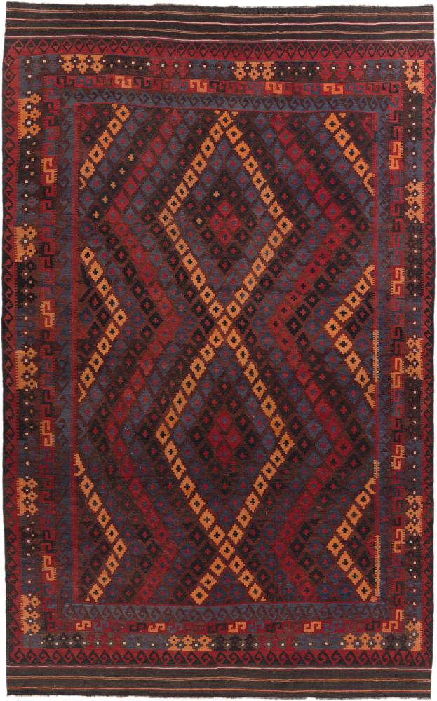 Afghansk teppe Kelim Afghan Antikke 416x159 416x159, Persisk teppe Handwoven 