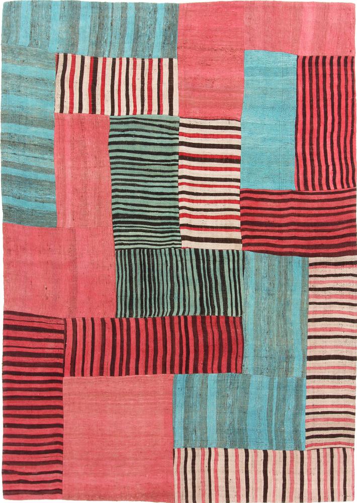 Perzsa szőnyeg Kilim Fars Patchwork 243x175 243x175, Perzsa szőnyeg szőttesek