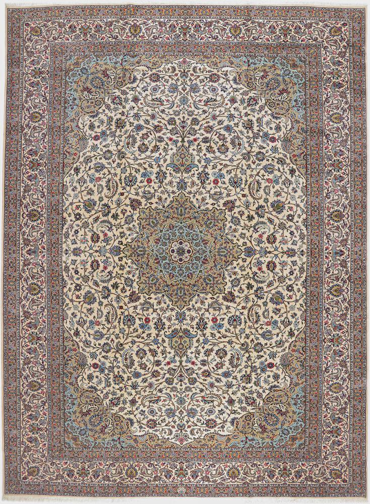 Alfombra persa Keshan Vieja 470x346 470x346, Alfombra persa Anudado a mano