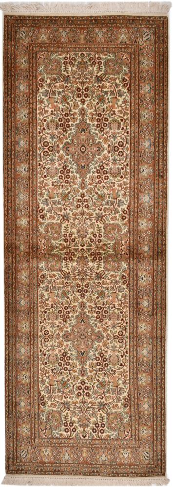 Indo rug Kashmir Silk 220x75 220x75, Persian Rug Knotted by hand