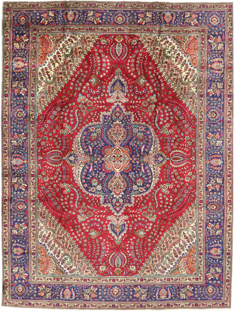 Tapete persa Tabriz 352x260 352x260, Tapete persa Atado à mão