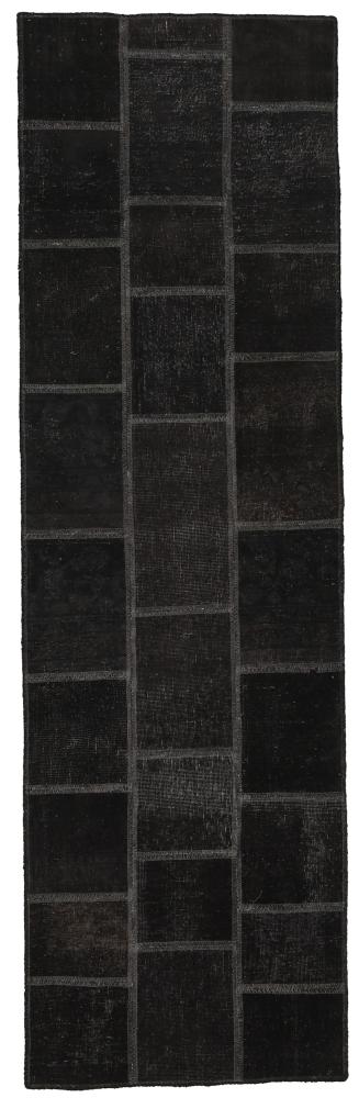 Persisk tæppe Patchwork 258x77 258x77, Persisk tæppe Knyttet i hånden