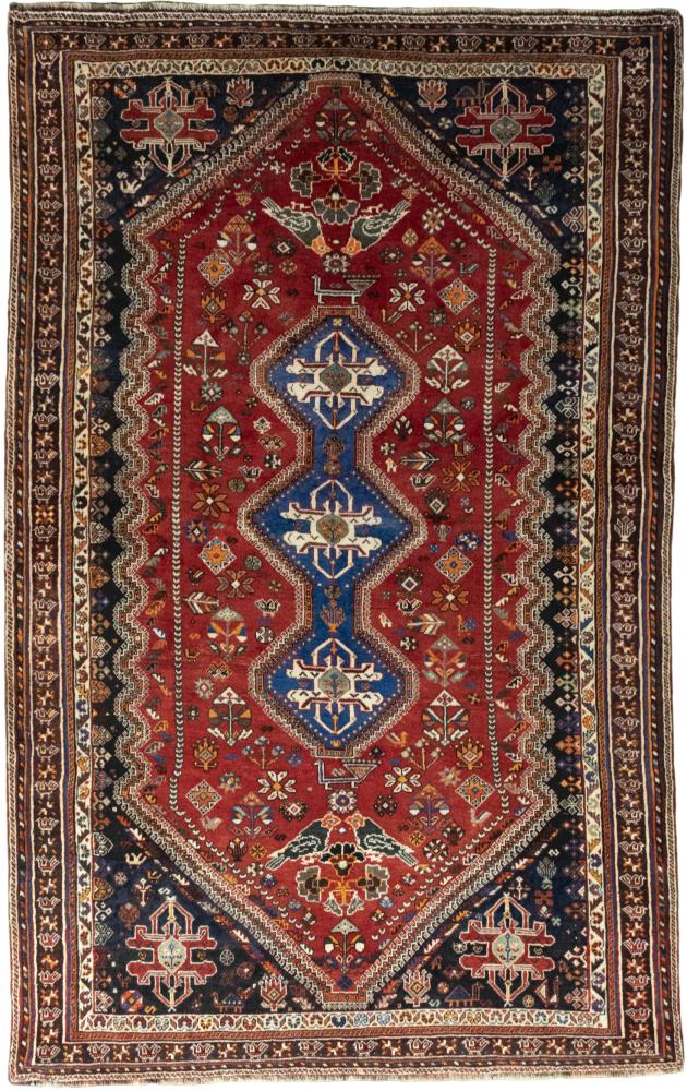 Persian Rug Shiraz 266x168 266x168, Persian Rug Knotted by hand