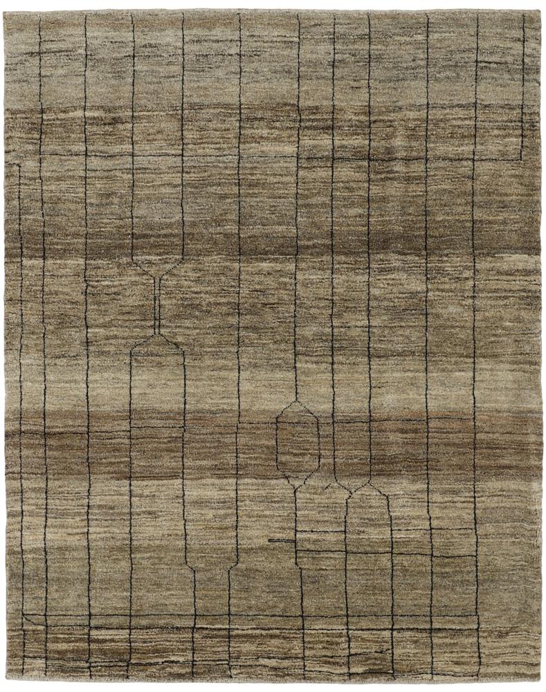 Persian Rug Naturescene 6'4"x5'1" 6'4"x5'1", Persian Rug Knotted by hand