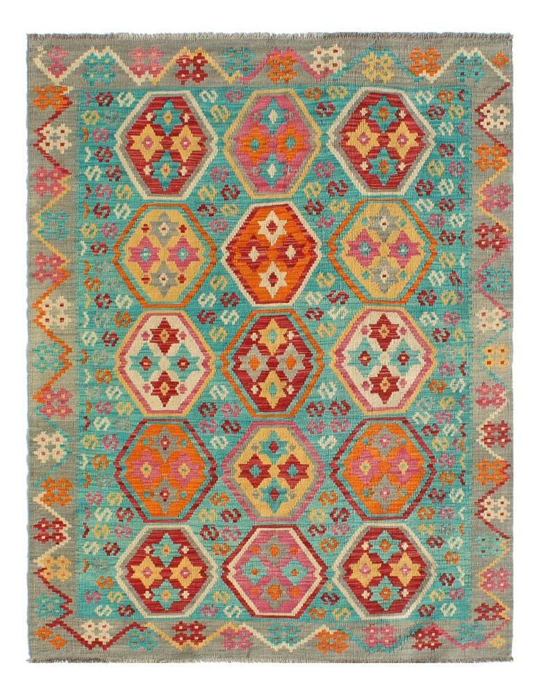Afghan rug Kilim Afghan 8'0"x5'9" 8'0"x5'9", Persian Rug Woven by hand