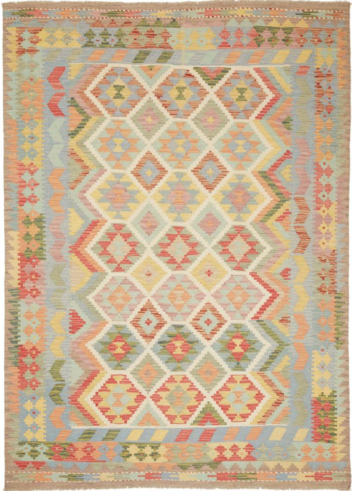 Tapete afegão Kilim Afegão 244x179 244x179, Tapete persa Tecido à mão