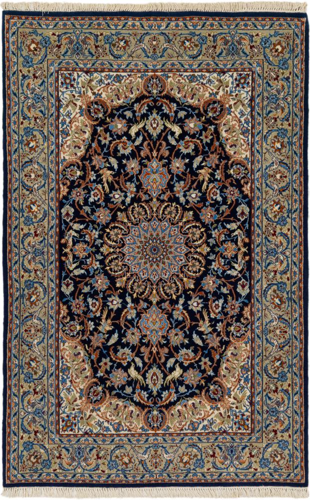 Περσικό χαλί Ισφαχάν Μεταξωτό στημόνι 169x109 169x109, Περσικό χαλί Οι κόμποι έγιναν με το χέρι