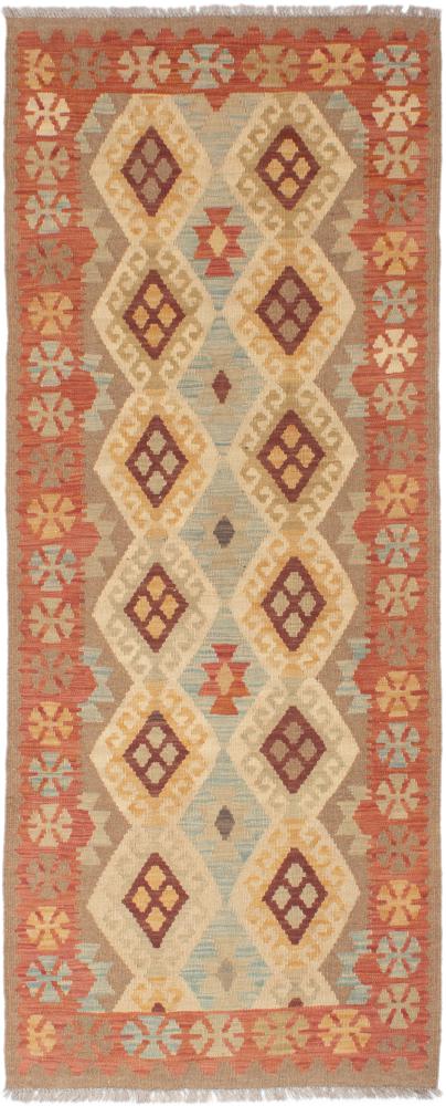 Tapete paquistanês Kilim Afegão 202x77 202x77, Tapete persa Tecido à mão