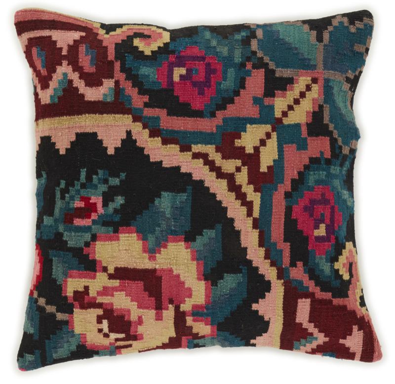 Indisk matta Kilim Rosen Kissen 64x64 64x64, Persisk matta handvävd 