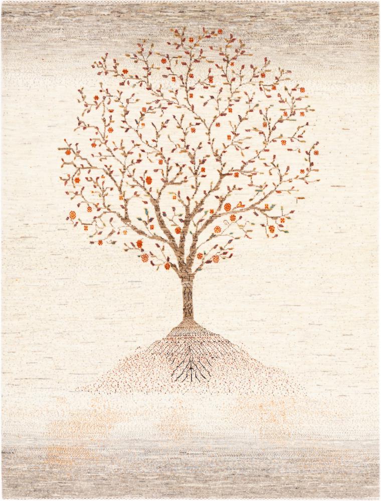 Tapis persan Persan Gabbeh Loribaft Essence 201x156 201x156, Tapis persan Noué à la main