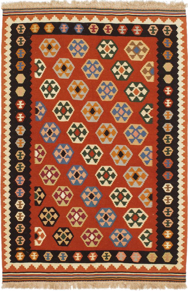 Perzsa szőnyeg Kilim Fars 4'10"x3'3" 4'10"x3'3", Perzsa szőnyeg szőttesek