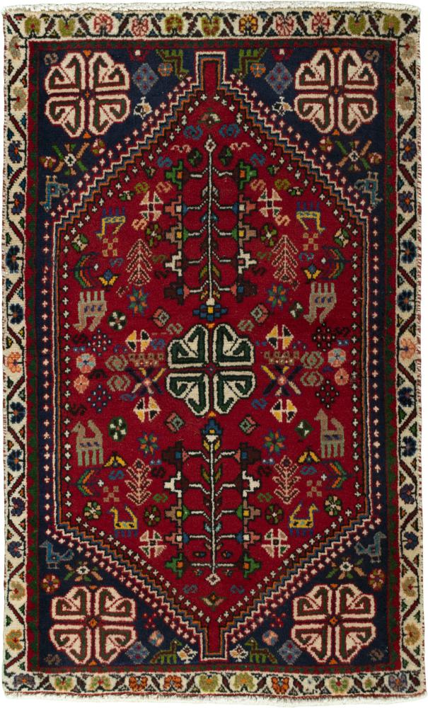 Perzisch tapijt Shiraz 108x66 108x66, Perzisch tapijt Handgeknoopte