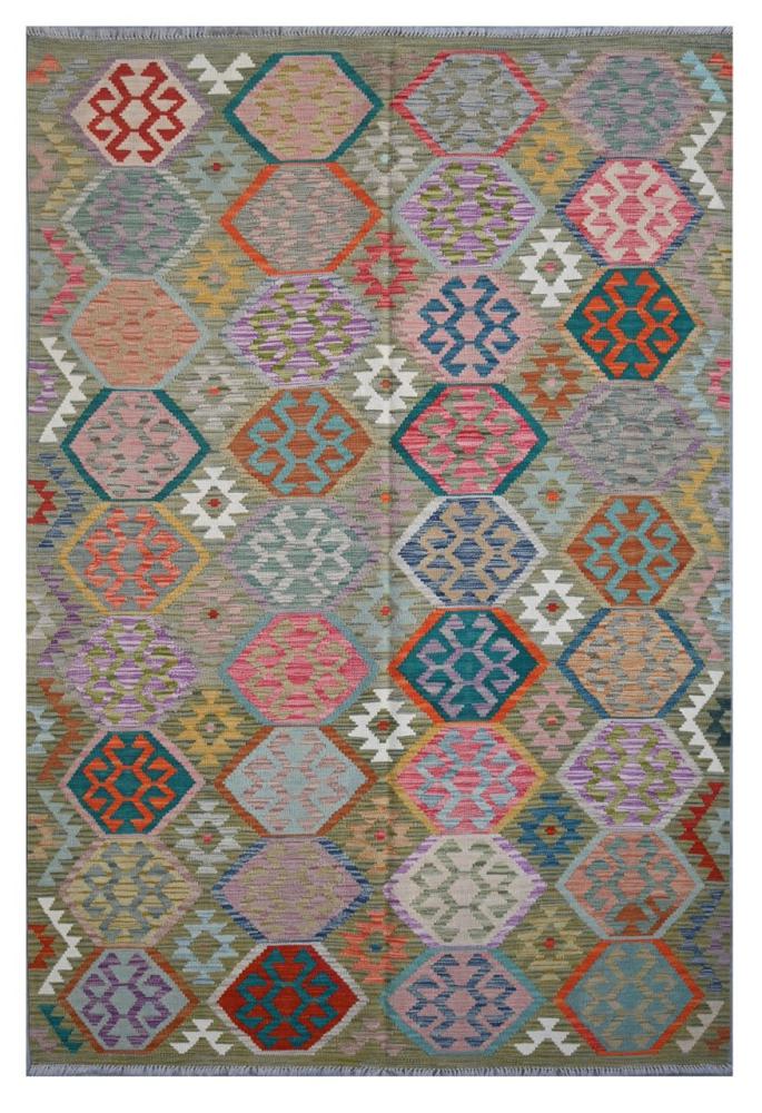 Afghan rug Kilim Afghan 252x170 252x170, Persian Rug Woven by hand