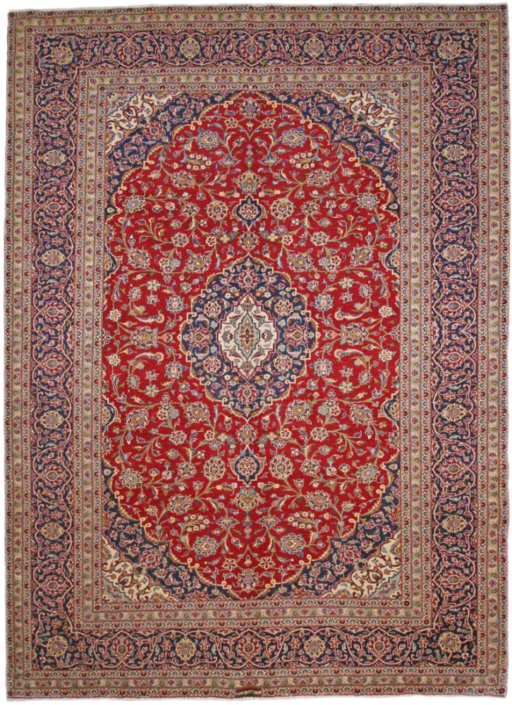 Tapete persa Keshan 347x247 347x247, Tapete persa Atado à mão