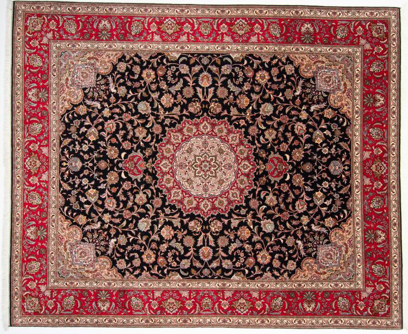 Tapete persa Tabriz 50Raj 303x247 303x247, Tapete persa Atado à mão