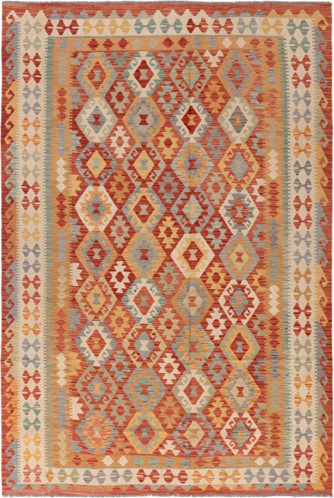 Tapete afegão Kilim Afegão 304x208 304x208, Tapete persa Tecido à mão