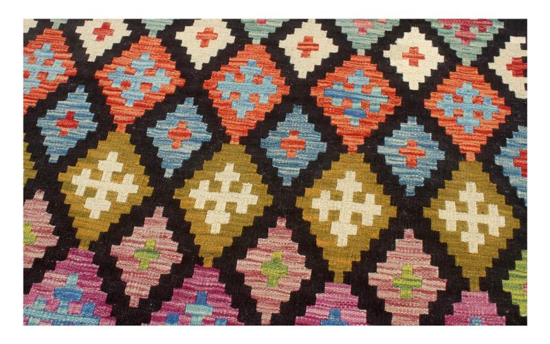 Afghansk tæppe Kelim Afghan Kaudani 173x128 173x128, Persisk tæppe Håndvævet