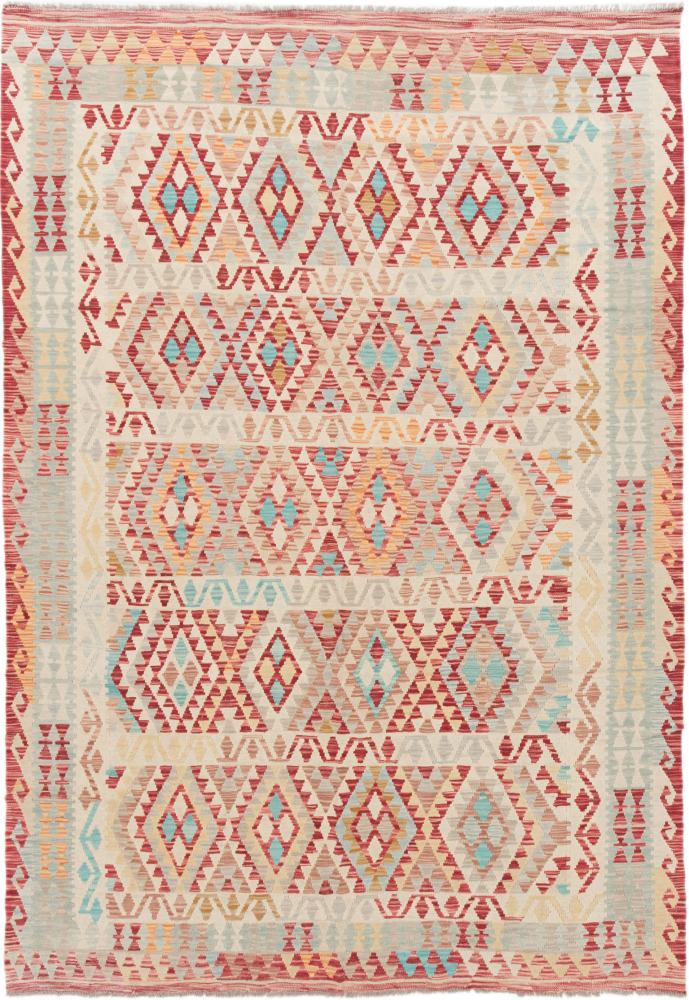 Tapete afegão Kilim Afegão 305x215 305x215, Tapete persa Tecido à mão