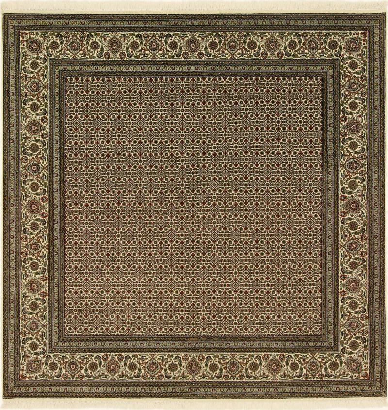 Indo rug Indo Tabriz Mahi 206x201 206x201, Persian Rug Knotted by hand