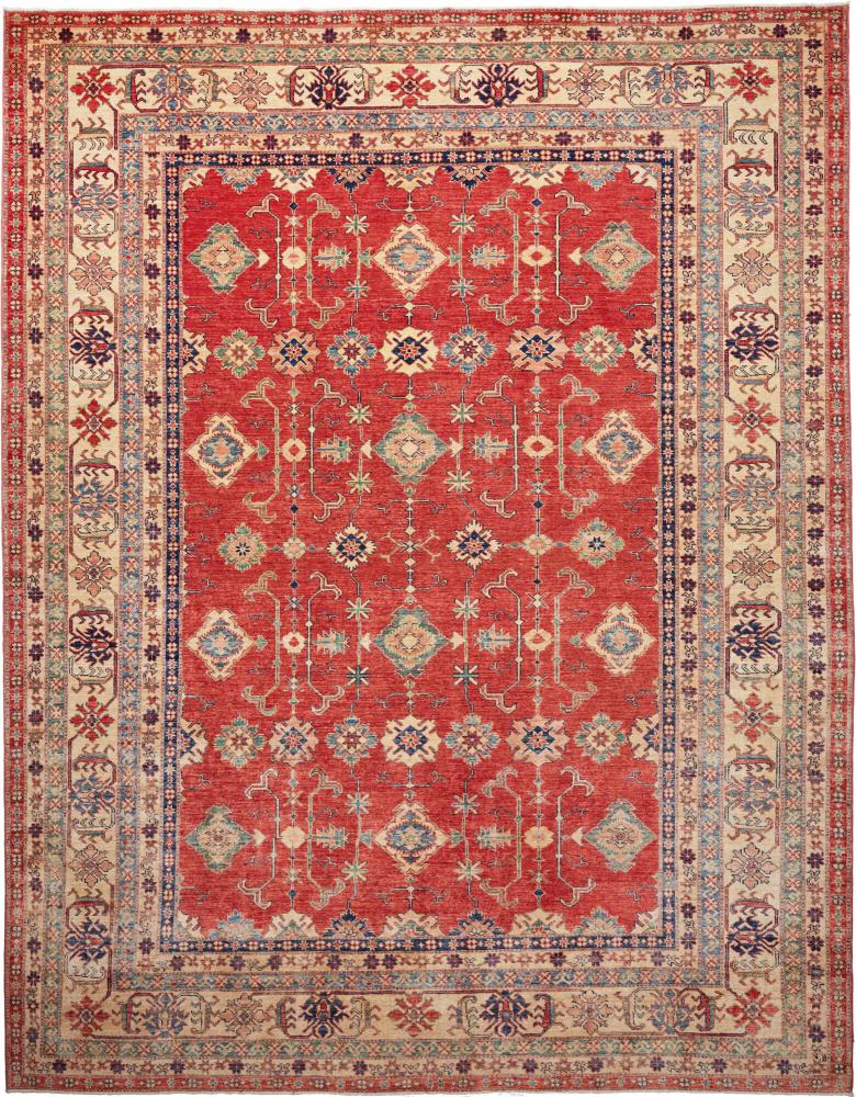 Tapis pakistanais Super Kazak 350x274 350x274, Tapis persan Noué à la main