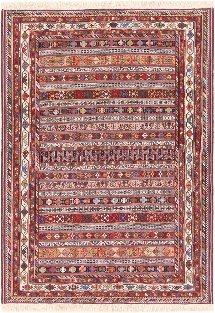 Perzisch tapijt Kilim Soozani 198x142 198x142, Perzisch tapijt Handgeweven