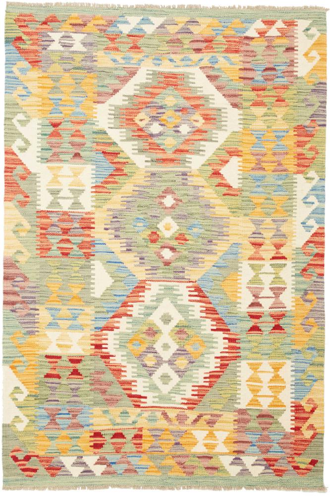 Afghanischer Teppich Kelim  Afghan 155x104 155x104, Perserteppich Handgewebt
