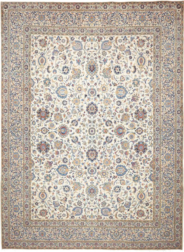 Tapis persan Kashan 434x323 434x323, Tapis persan Noué à la main