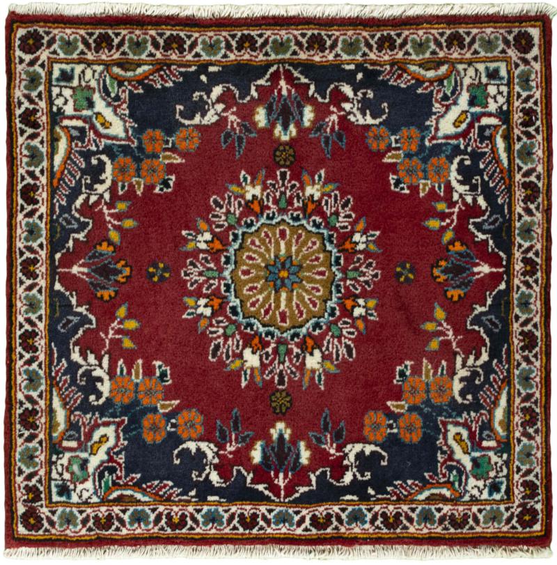 Persian Rug Shiraz 59x65 59x65, Persian Rug Knotted by hand