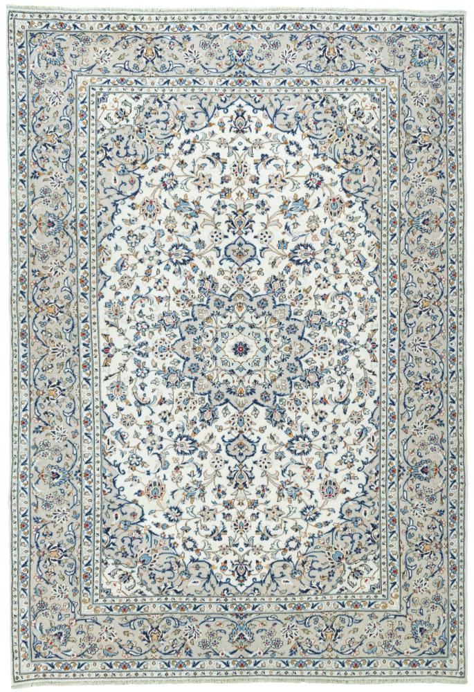 Persian Rug Keshan 11'5"x7'9" 11'5"x7'9", Persian Rug Knotted by hand