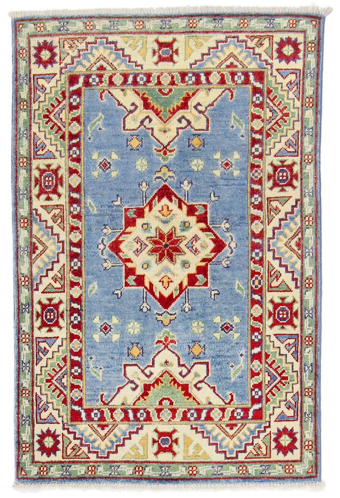 Afghan rug Kazak 127x85 127x85, Persian Rug Knotted by hand