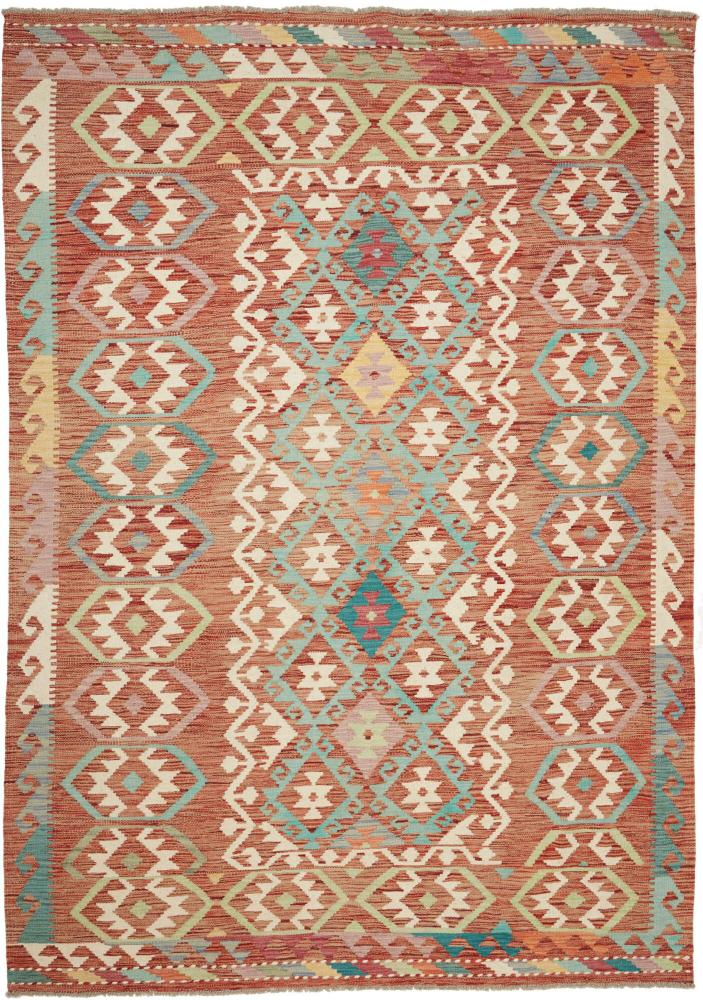 Tapete afegão Kilim Afegão 253x176 253x176, Tapete persa Tecido à mão