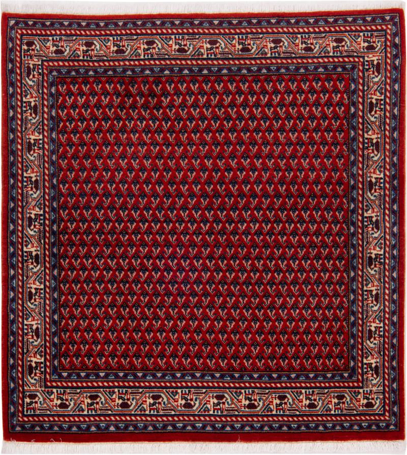 Persian Rug Sarouk Mir Boteh 107x97 107x97, Persian Rug Knotted by hand