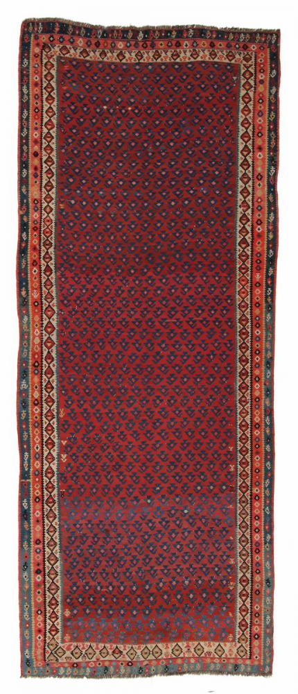 Tapete russo Kilim Soumak 396x155 396x155, Tapete persa Atado à mão