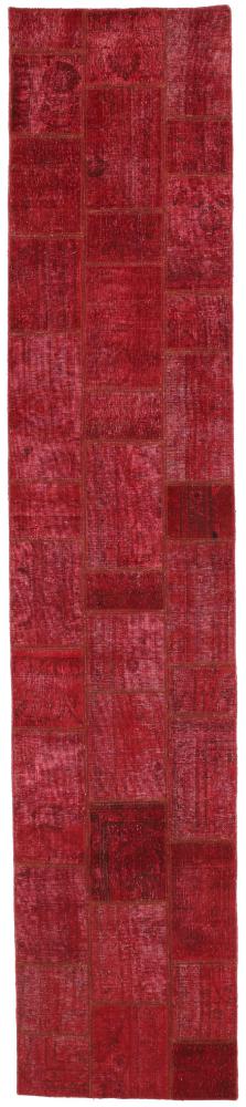 Persisk matta Patchwork 407x82 407x82, Persisk matta Knuten för hand