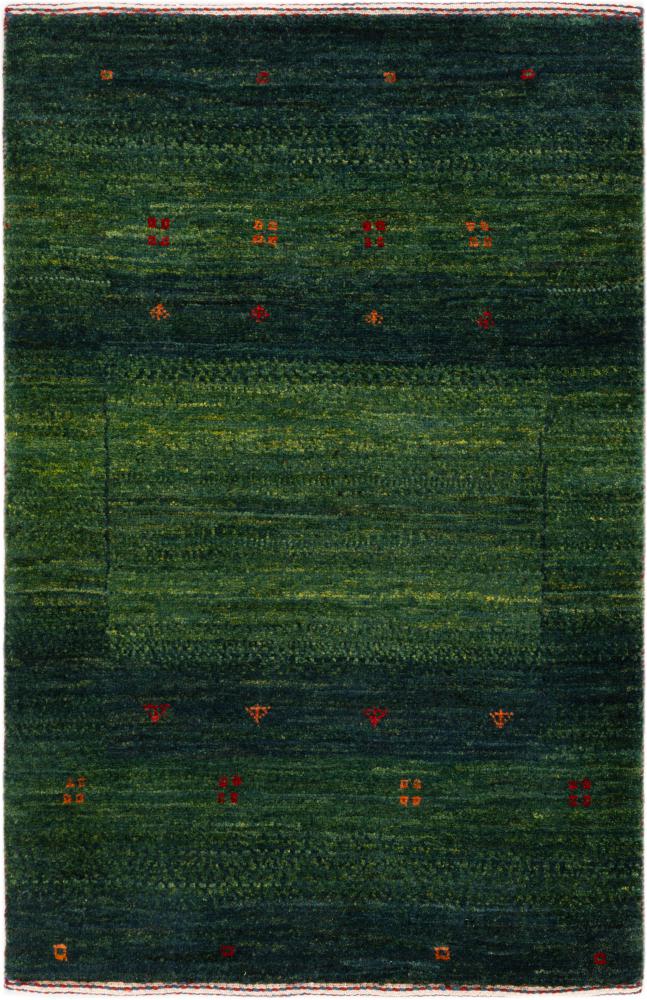 Persian Rug Persian Gabbeh Loribaft Atash 3'0"x2'0" 3'0"x2'0", Persian Rug Knotted by hand