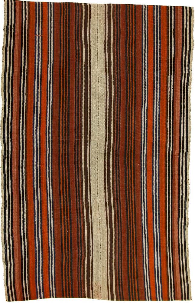 Tapete persa Kilim Fars Antigo 6'2"x3'11" 6'2"x3'11", Tapete persa Tecido à mão