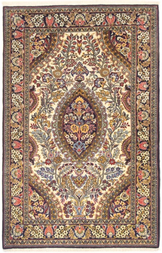 Tapis persan Ghom 209x134 209x134, Tapis persan Noué à la main