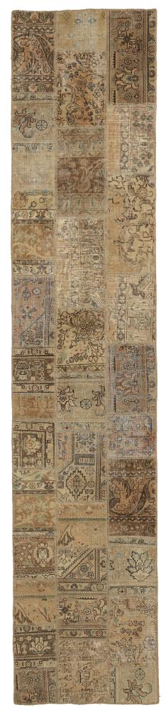 Persisk matta Patchwork 411x83 411x83, Persisk matta Knuten för hand