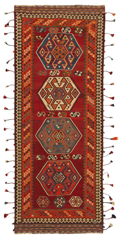 Persian rug Kilim Fars 344x134 344x134, Persian rug Handwoven