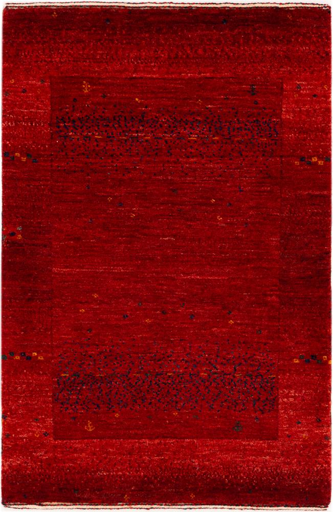 Tapis persan Persan Gabbeh Loribaft Atash 89x59 89x59, Tapis persan Noué à la main